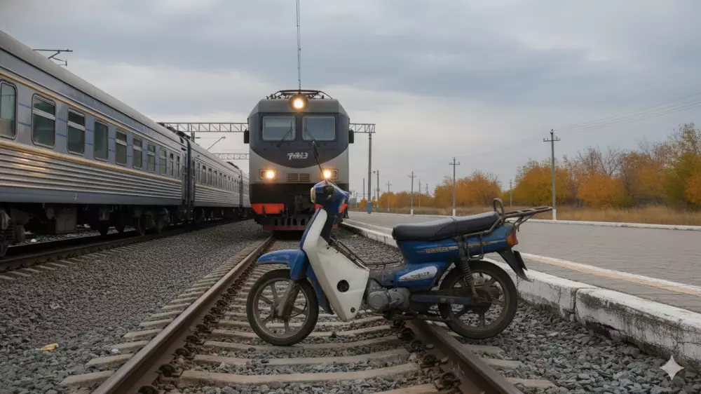 Подросток устроил аварию на железной дороге и скрылся в Таразе
