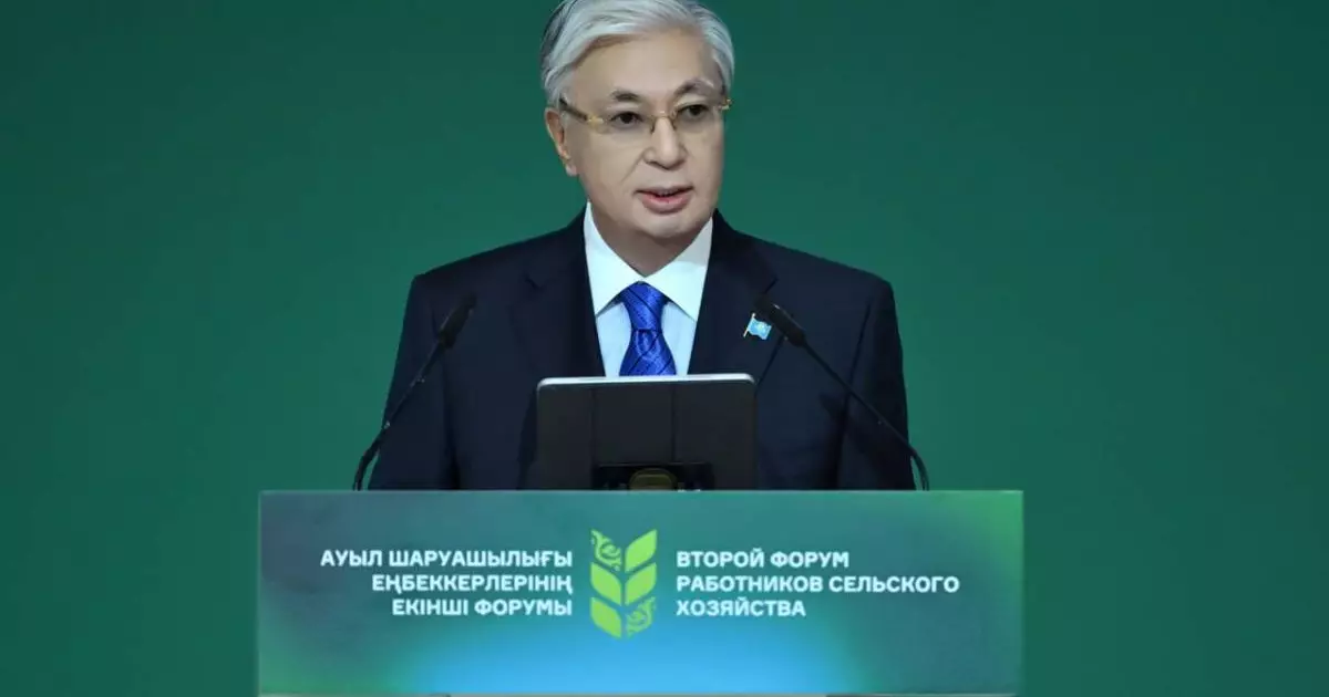  Қазір халқымыздың 37 пайызы ауылда тұрады – Мемлекет басшысы 