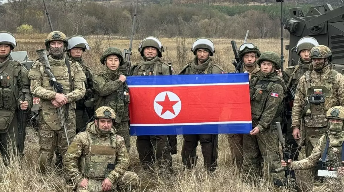 Северокорейские саперы разминируют Курскую область после боев с ВСУ