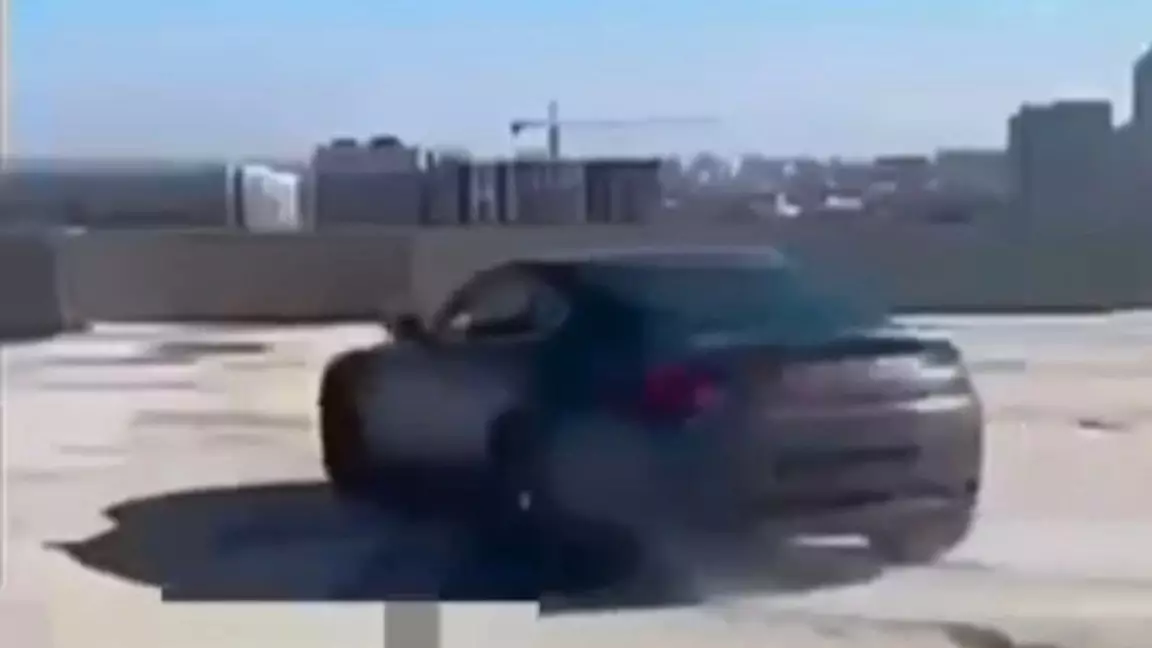 Шымкентте ғимараттың 12 қабатында көлікпен дрифт жасаған жүргізуші ұсталды