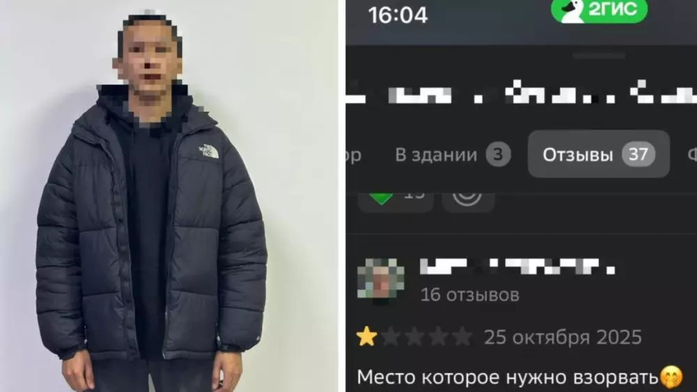 Алматыда жарылыс жасау туралы пікір қалдырған ер адам ұсталды