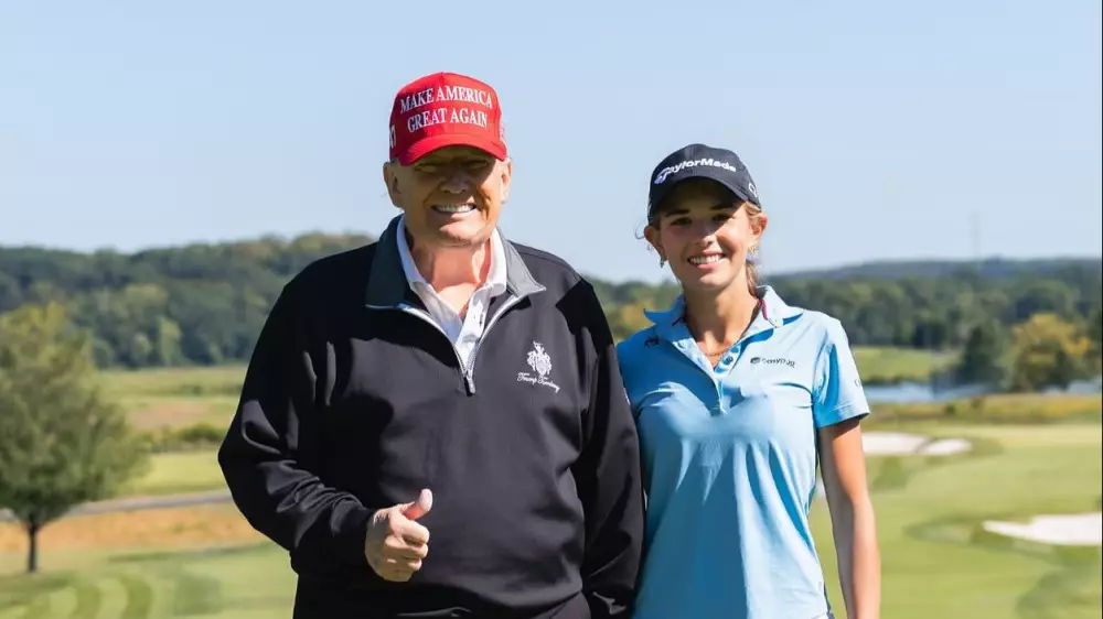Внучка Дональда Трампа оконфузилась в дебютном турнире