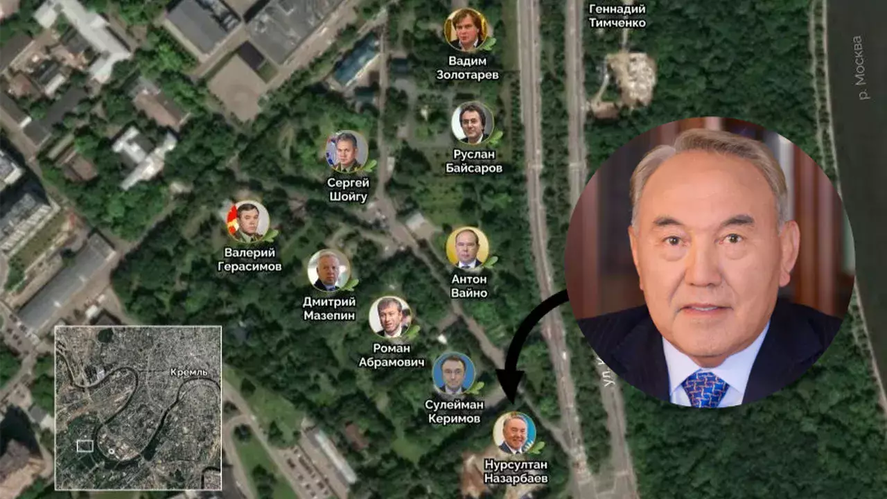 Назарбаев Мәскеудегі элиталық саяжайларда тұратыны белгілі болды