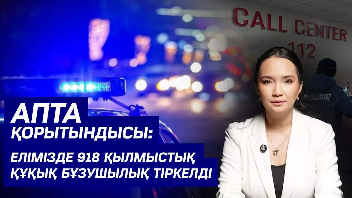 ІІМ: Күн сайын 6 қылмыс пен 1 апат болады