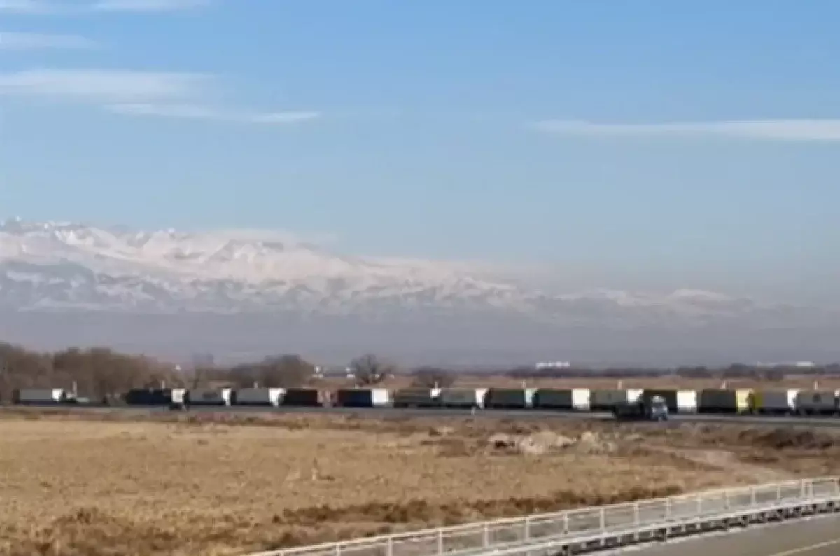 Больше тысячи фур застряли на казахстанско-китайской границе