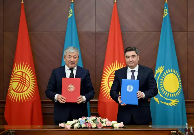 Казахстан и Киргизия нацелились на товарооборот в 3 миллиарда долларов к 2030 году.