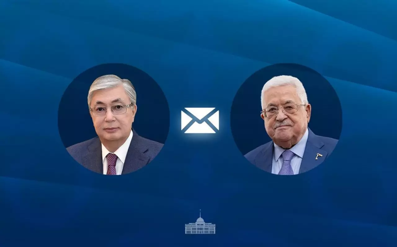 Глава государства направил телеграмму Президенту Палестины