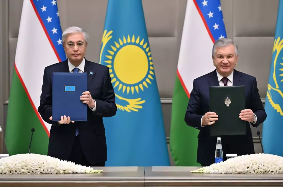 Қазақстан мен Өзбекстан президенттері Бірлескен мәлімдеме қабылдады