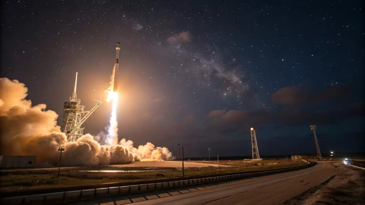 SpaceX установила рекорд: два старта Falcon 9 за 3,5 часа