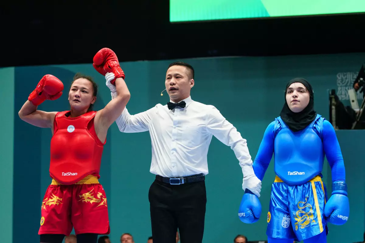 Аян Турсын вышла в четвертьфинал соревнований по ушу на Играх Исламской солидарности