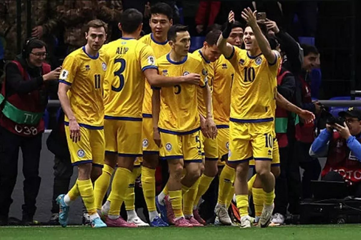 Матч Казахстан ‒ Бельгия в отборе на ЧМ-2026 по футболу завершился ничьей