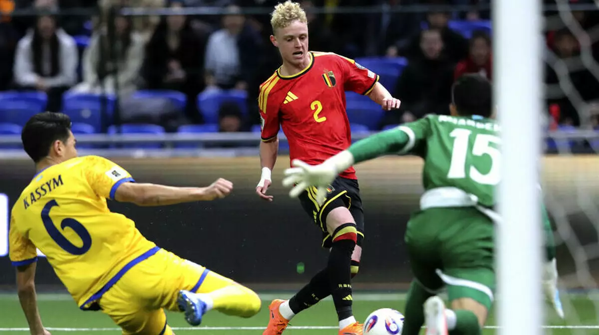 Казахстан сыграл вничью с Бельгией в отборе на ЧМ-2026