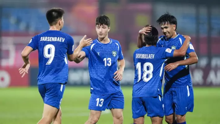 Юношеская сборная Узбекистана победила Хорватию в 1/16 финала ЧМ по футболу