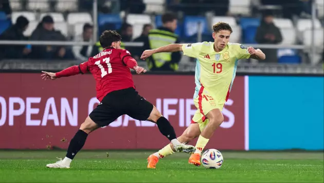 4 голами обернулся матч Грузии с Испанией в отборе ЧМ-2026