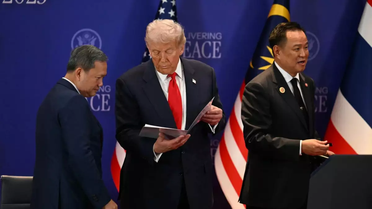 АҚШ Камбоджа шекарасындағы жағдайға байланысты Таиландпен сауда келіссөздерін тоқтатты