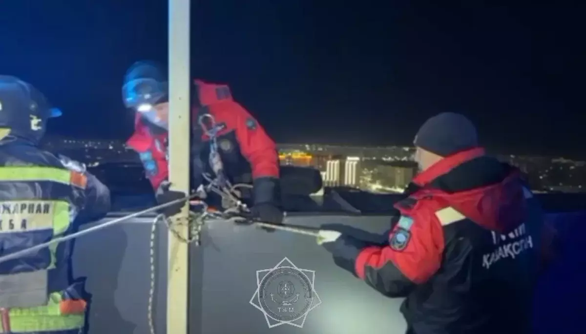 Ночная тревога: спасатели предотвратили трагедию на 17 этаже многоэтажки (видео)