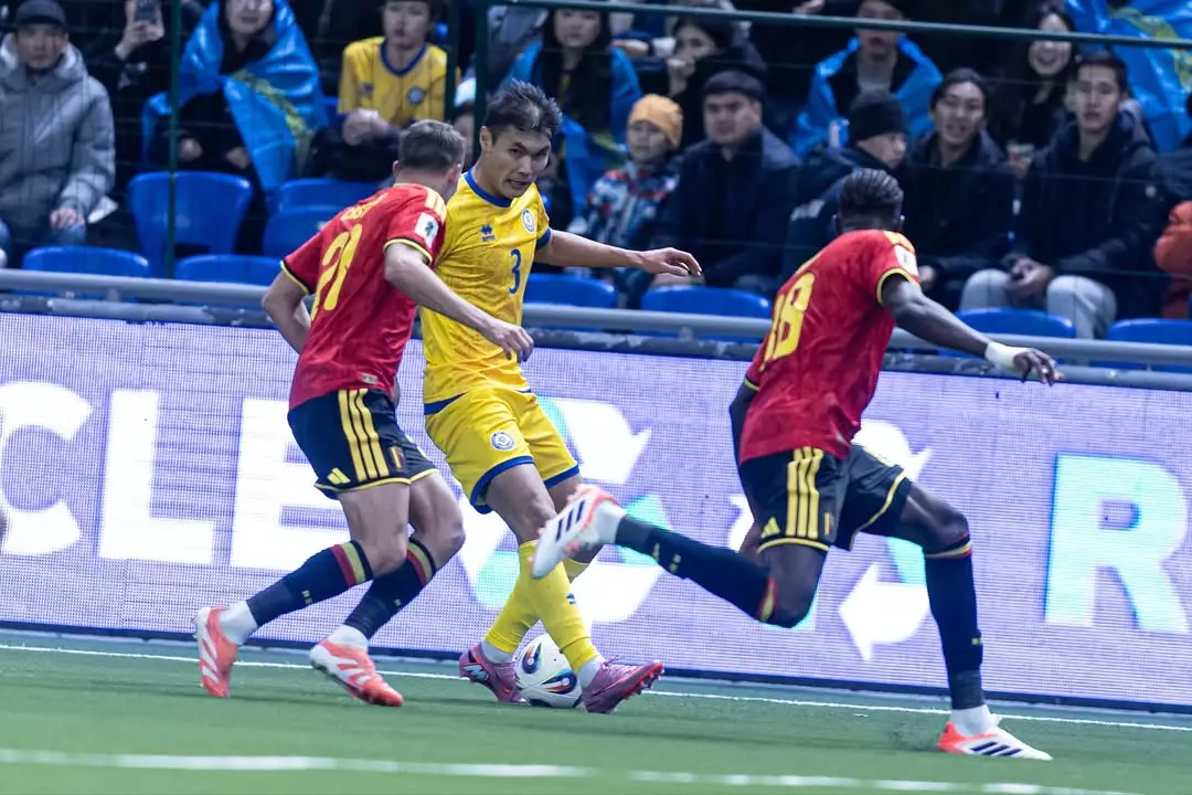 Қазақстан он ойыншымен қалып, Бельгиямен тең түсті