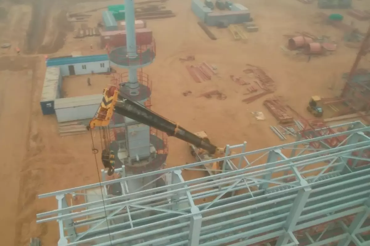 QazaqGaz: прогресс СМР на Кашаганском ГПЗ достигает 85% по ряду направлений