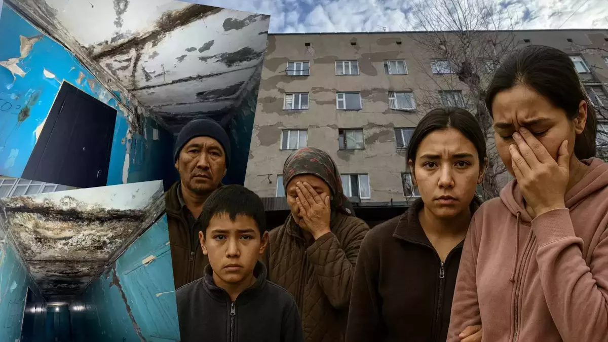 Қорқынышты фильмдегі көрініс: Астана маңында апатты үй тұрғындары үреймен отыр