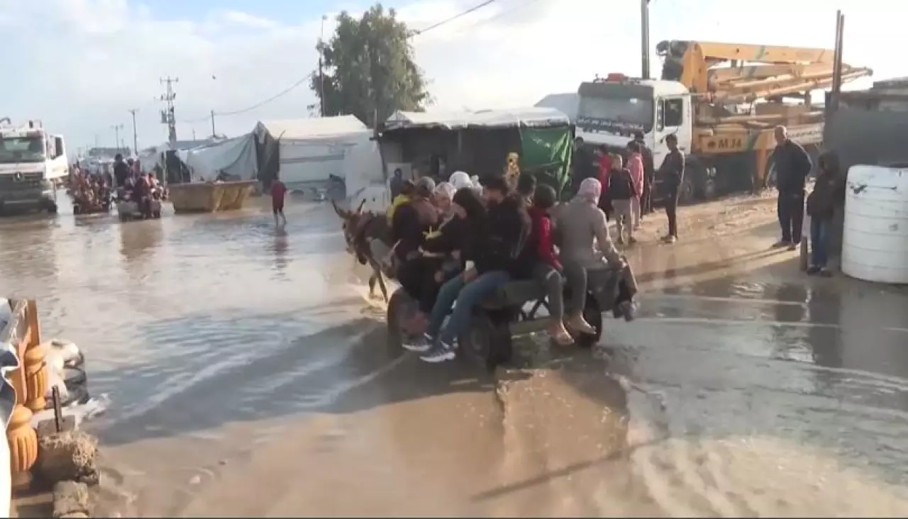 Газаны су басты