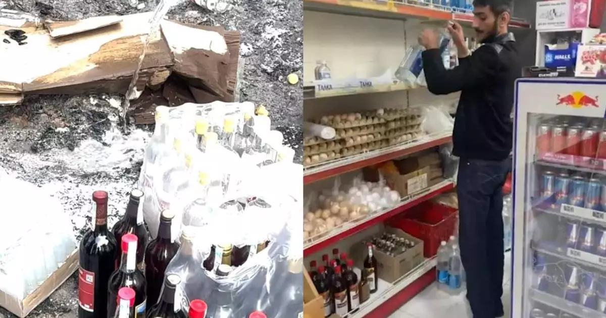  Алматыда полиция заңсыз алкоголь өнімдерін сатқан жерлерді анықтады 