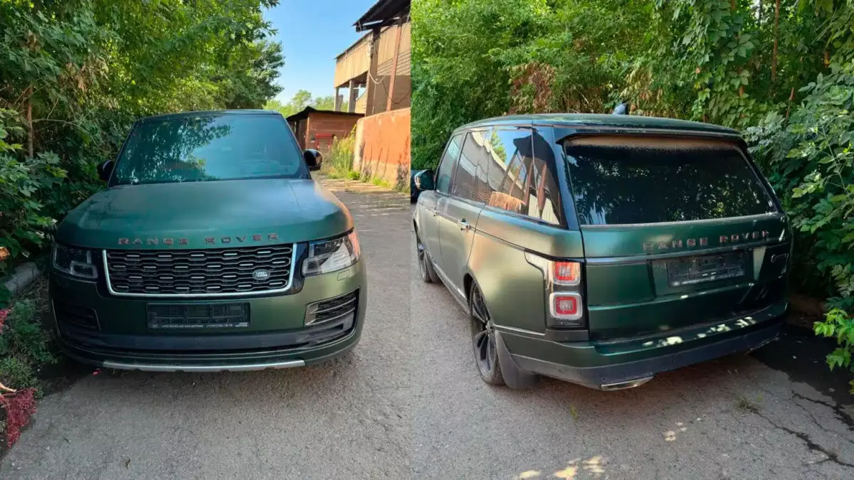 Алматыда қылмыстық топ басшысының Range Rover көлігі арнайы қызметке берілді