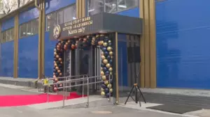 Алматыда Қазақ спорт және туризм академиясының жаңа заманауи күрес спорт кешені ашылды