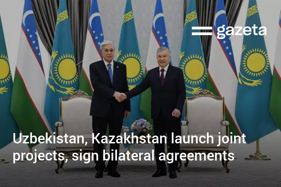 Узбекистан и Казахстан запустили совместные проекты и подписали двусторонние соглашения.