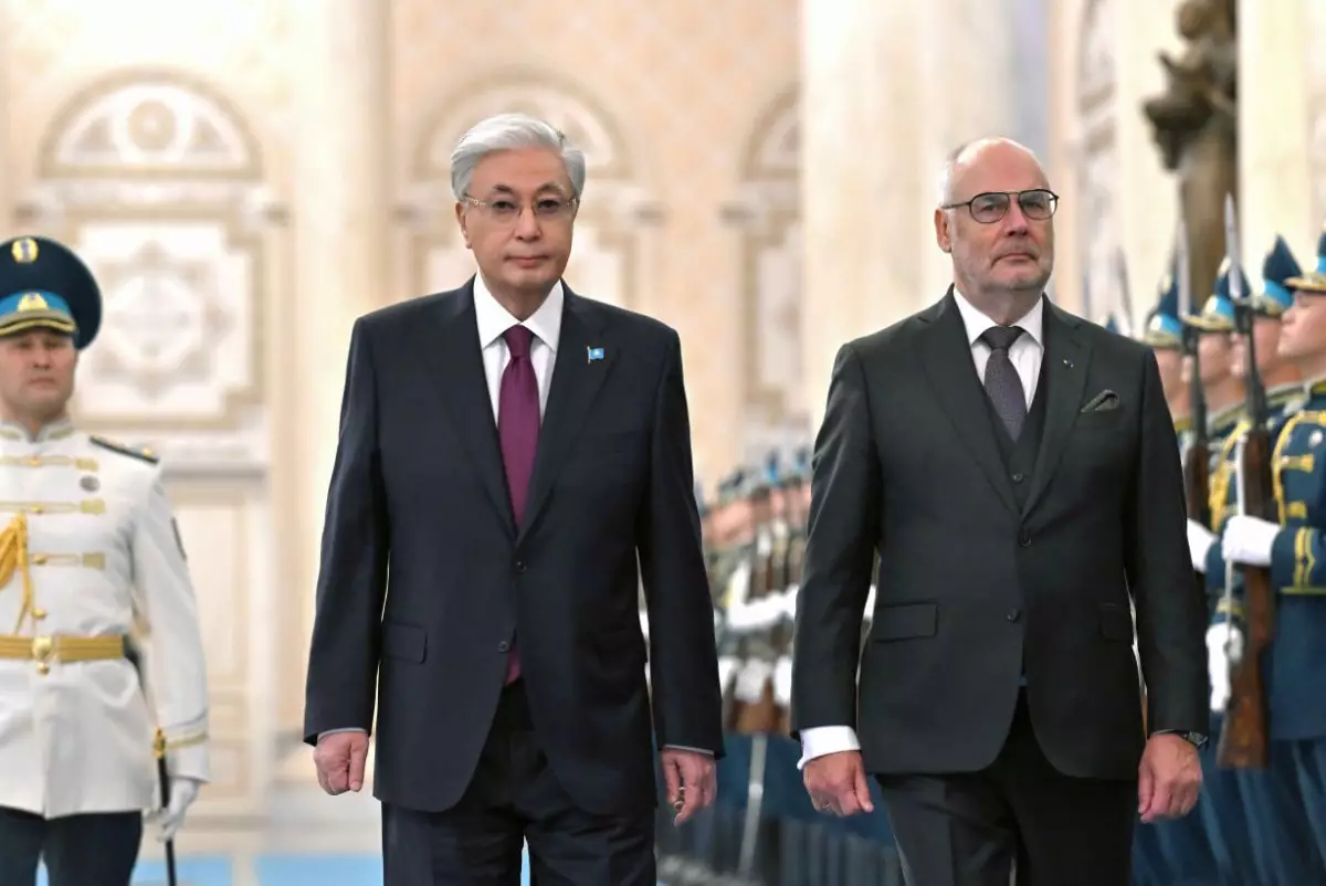 В Акорде прошла торжественная церемония встречи Президента Эстонии