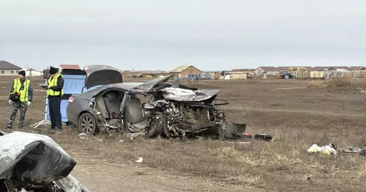  БҚО-да жантүршігерлік жол апатынан 8 адам қаза тапты (ВИДЕО) 