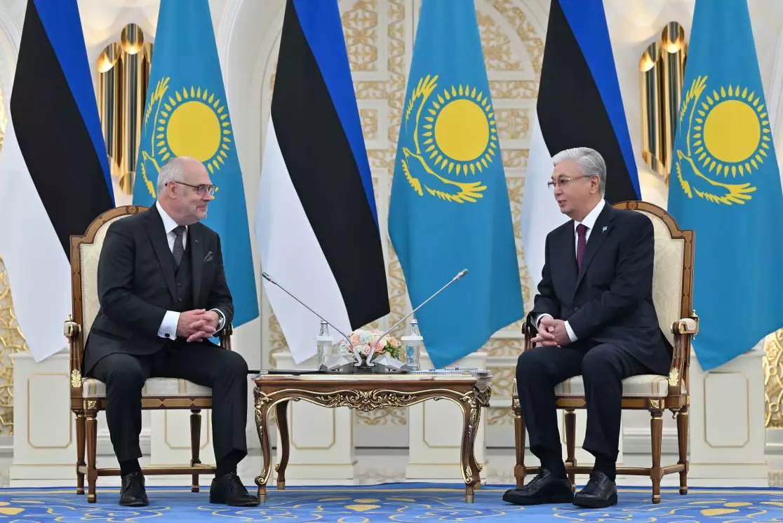 Президенты Казахстана и Эстонии провели встречу тет-а-тет