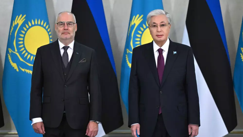 Қазақстан мен Эстония президенттері келіссөз жүргізді