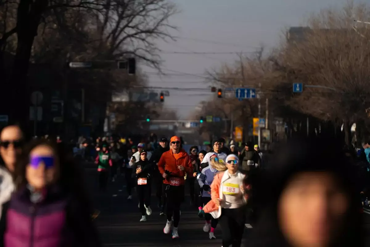 91-летняя казахстанка приняла участие в забеге City Run в Алматы