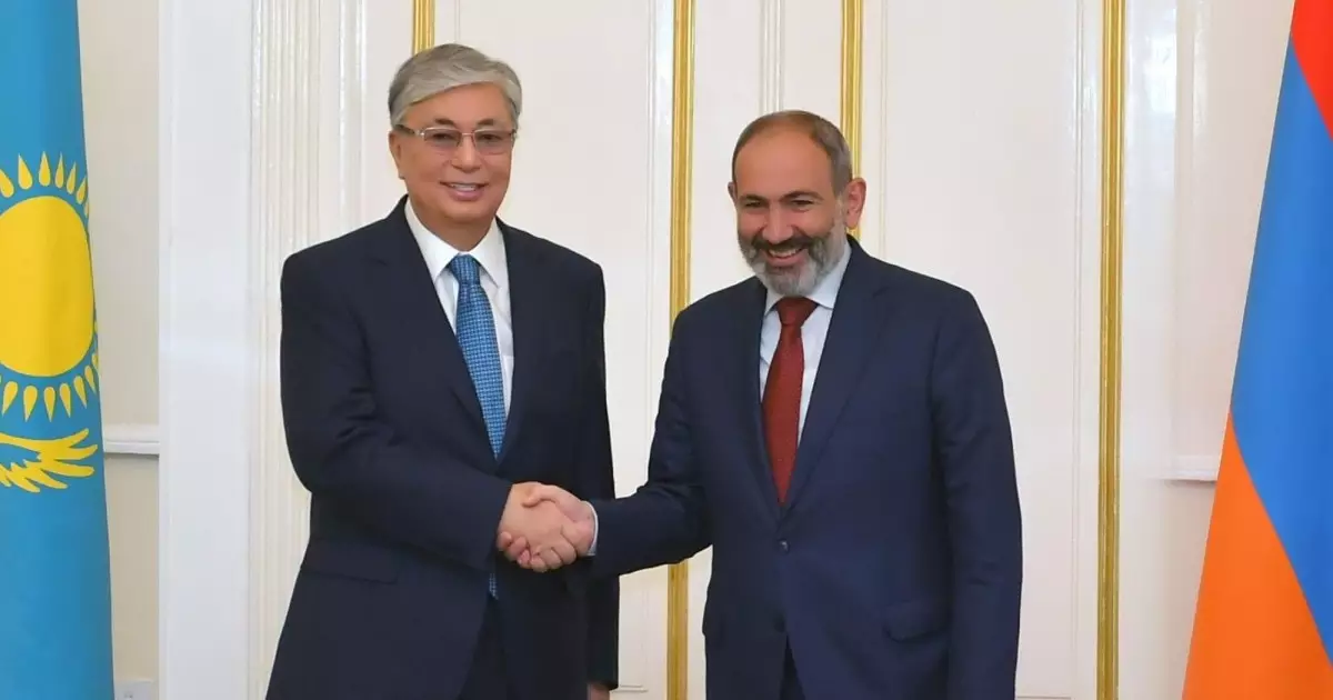 Тоқаевтың шақыруымен Астанаға Армения Премьер-министрі келеді 