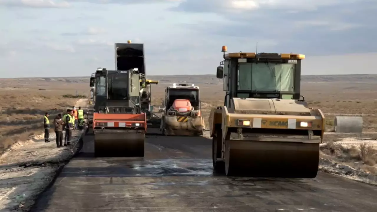 Маңғыстау облысында «Темір баба» тасжолы жөнделіп жатыр