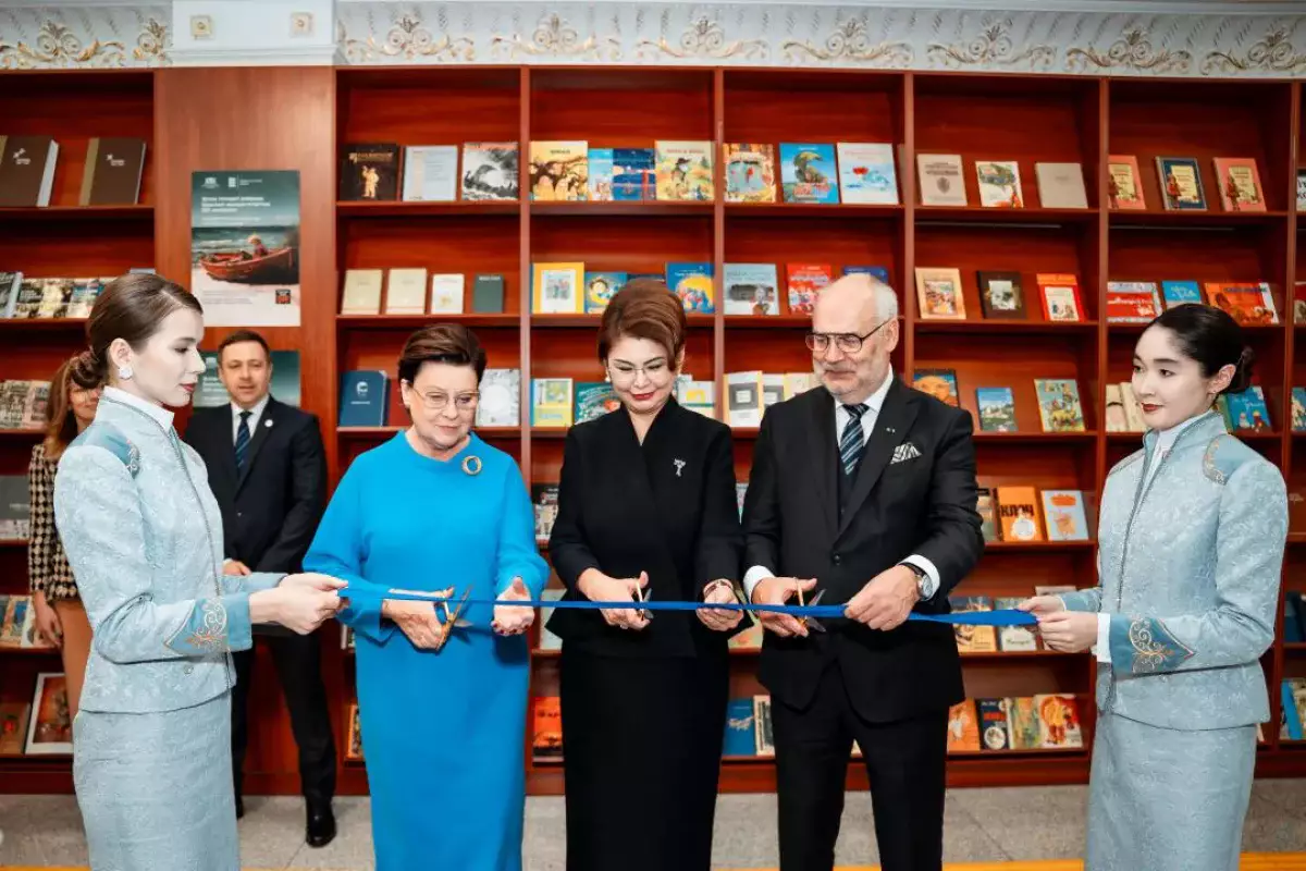 В Национальной академической библиотеке Казахстана открыт уголок эстонской литературы