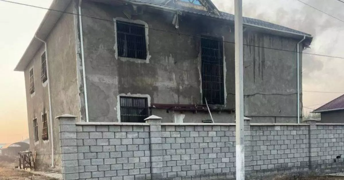  Жетісайда 9 бала қаза тапқан үйдің суреті жарияланды 