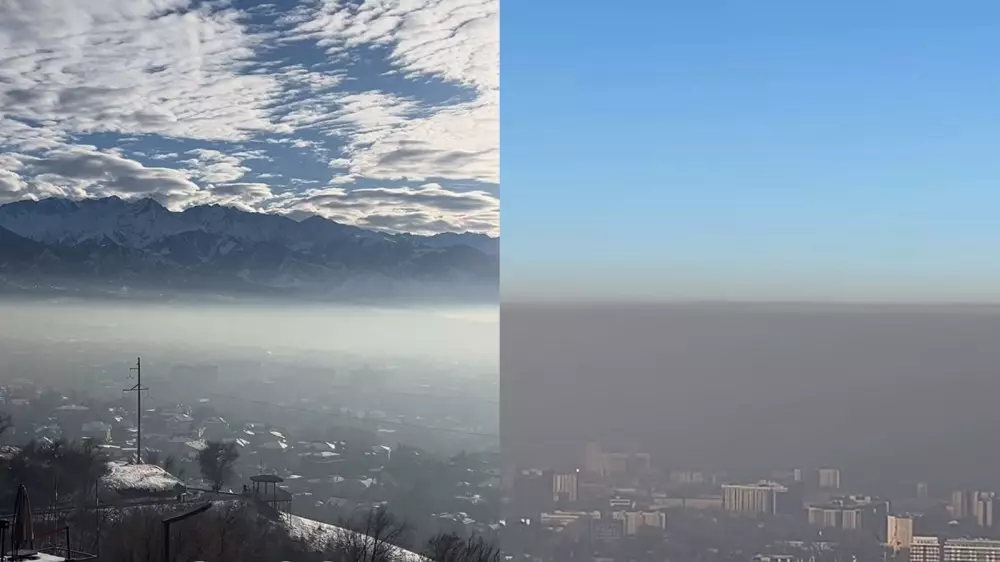 Казахстанка показала пугающий контраст воздуха в Алматы: экологи объяснили причину