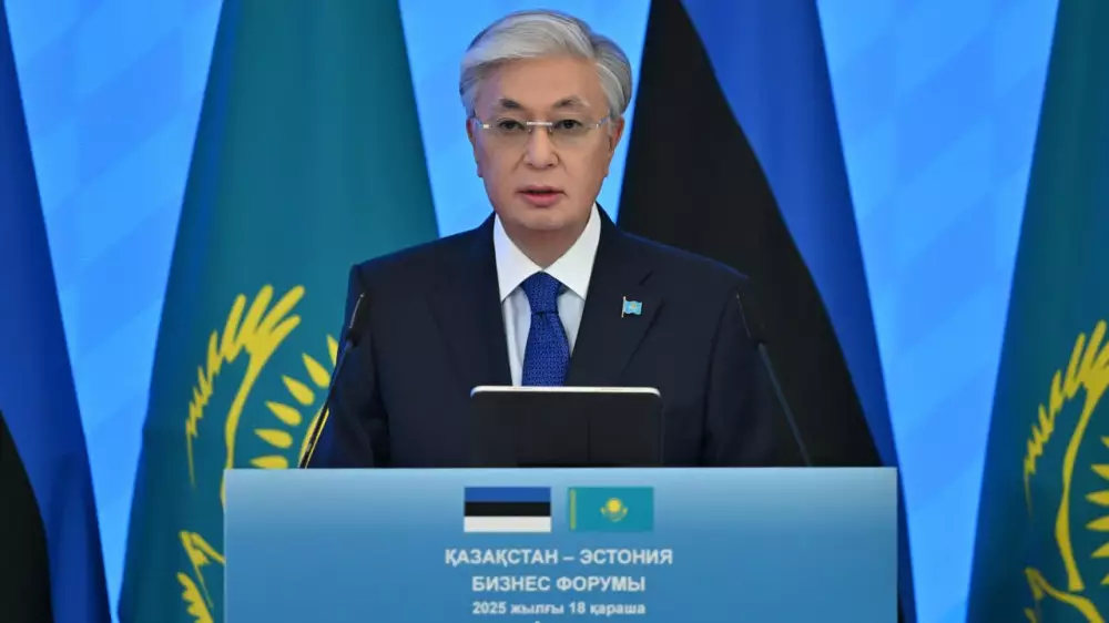 Тоқаев Қазақстан-Эстония бизнес форумында сөз сөйледі