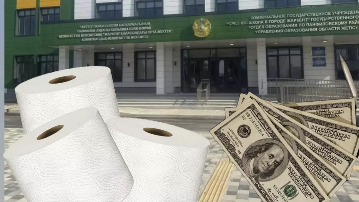 Панфилов ауданында мектептерге арналған дәретхана қағазы 5 есе қымбат бағаға сатып алынбақ