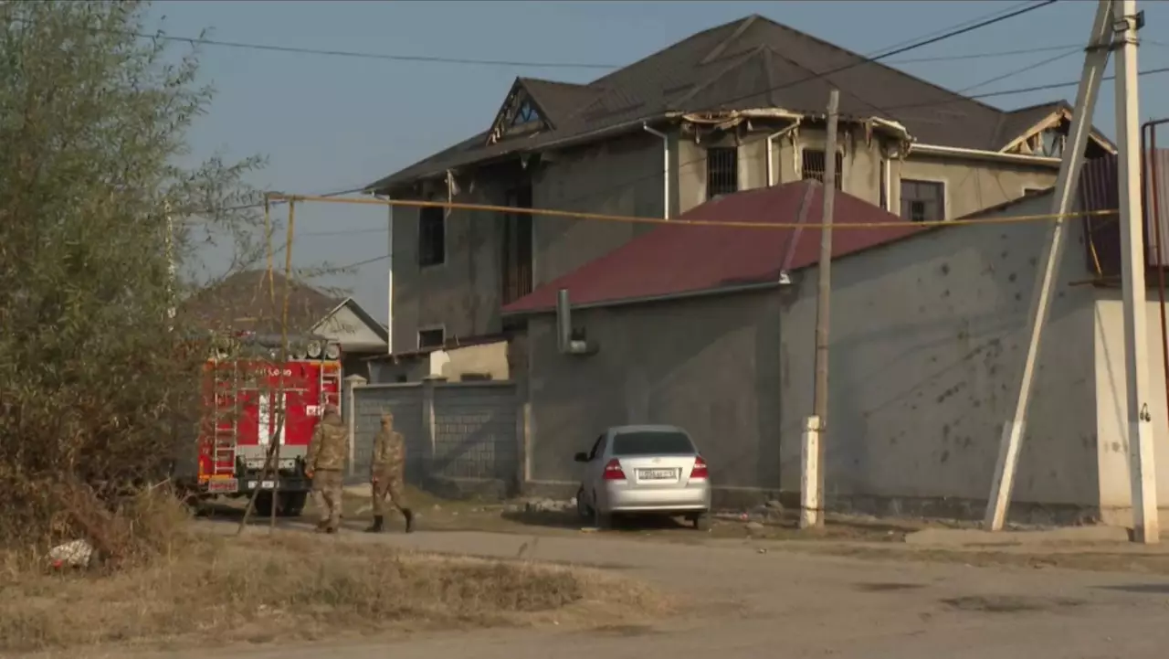 Жетісай ауданындағы өрт: зардап шеккендерге көмек көрсетіледі