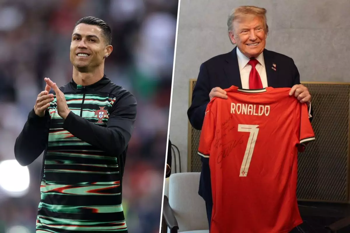 Трамп пен Роналду Ақ үйде кездеседі