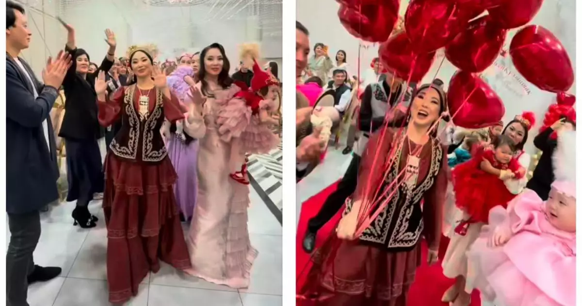  Қарақат Әбілдина бір күнде 19 қыздың тұсауын кесті (ВИДЕО) 