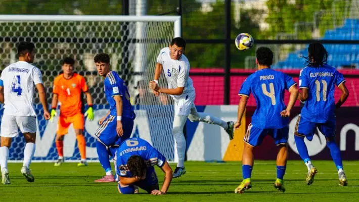Юношеская сборная Узбекистана уступила Италии и завершила выступление на ЧМ