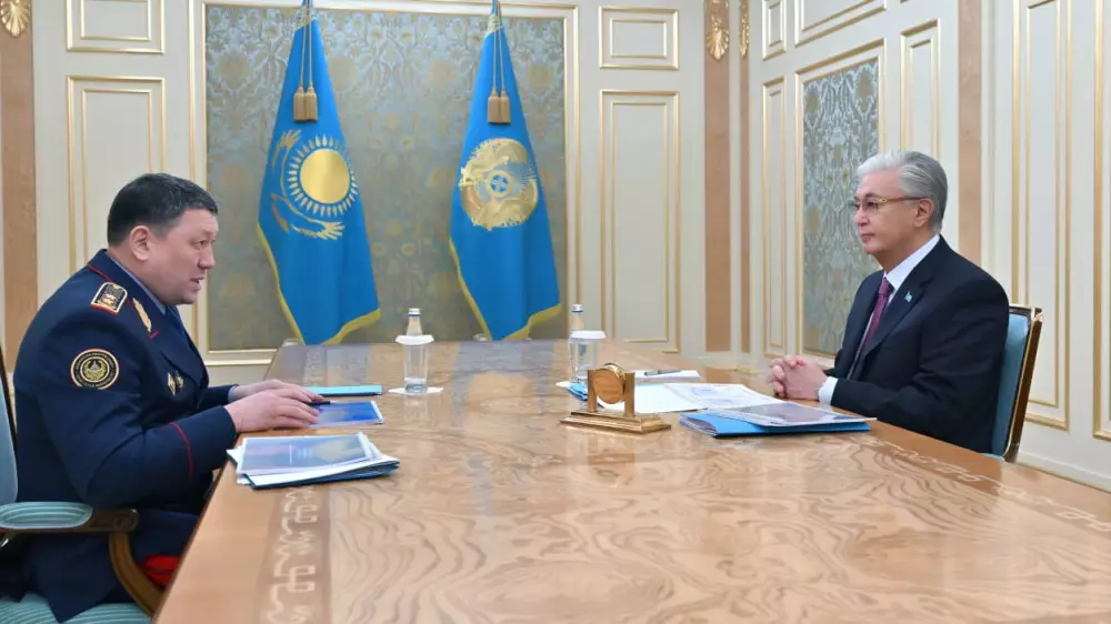 Тоқаев ішкі істер министрін қабылдады