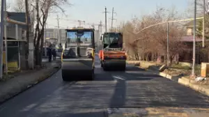 Алматының Алатау ауданында 100 шақырымнан астам жол жаңарды