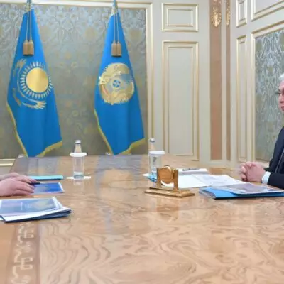 Президент принял министра внутренних дел Ержана Саденова