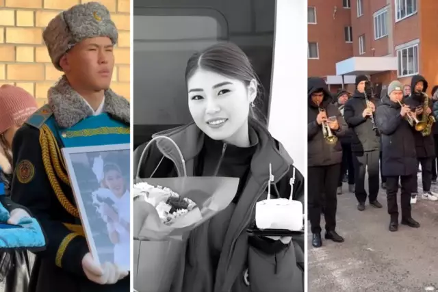 Астанада ерлікпен қаза тапқан 23 жастағы фельдшерді ақтық сапарға шығарып салды