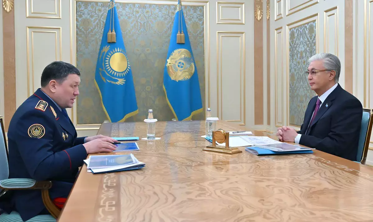 Мемлекет басшысы Ішкі істер министрі Ержан Сәденовті қабылдады
