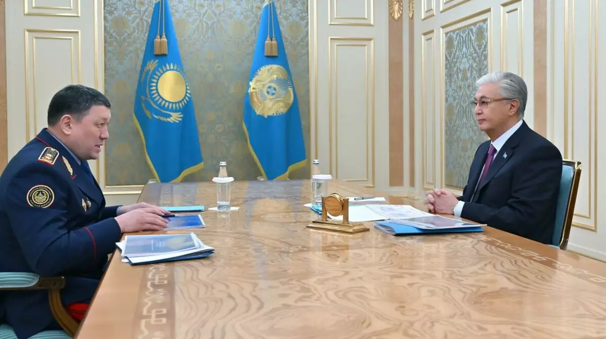 Президент Казахстана Касым-Жомарт Токаев принял главу МВД